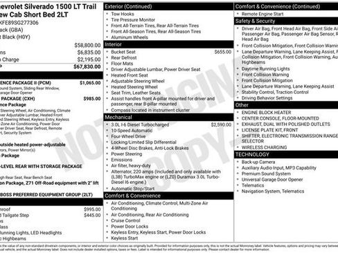 Used 2025 Chevrolet Silverado 1500 LT Trail Boss w/ Convenience Package II AWD/4WD image 5