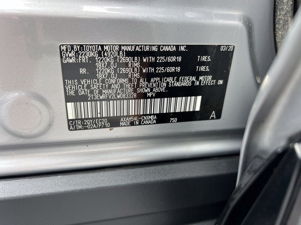 Used 2020 Toyota RAV4 XSE w/ All Weather Liner Package AWD/4WD image 34