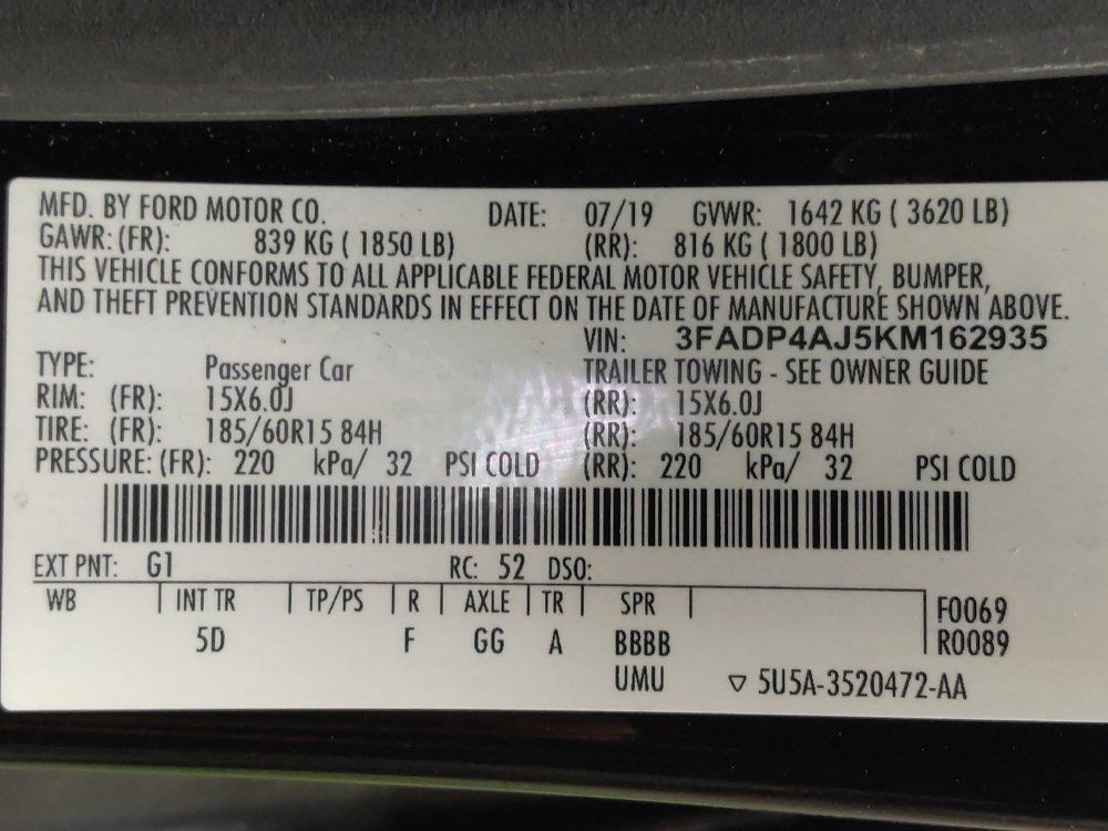 Used 2019 Ford Fiesta S FWD image 33