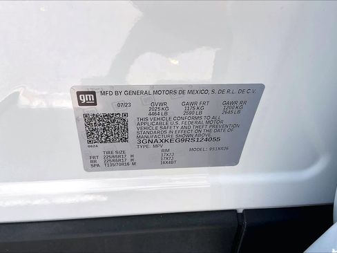 Certified 2024 Chevrolet Equinox LT w/ LPO, Floor Liner Package FWD image 30
