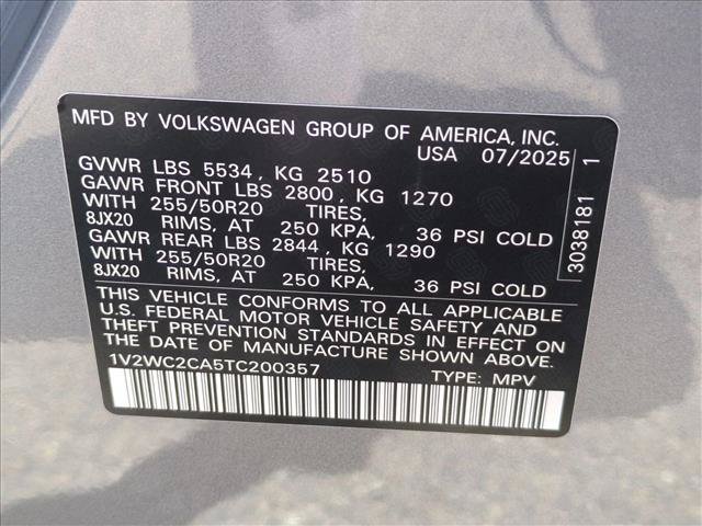 Used 2026 Volkswagen Atlas Cross Sport SE FWD image 23