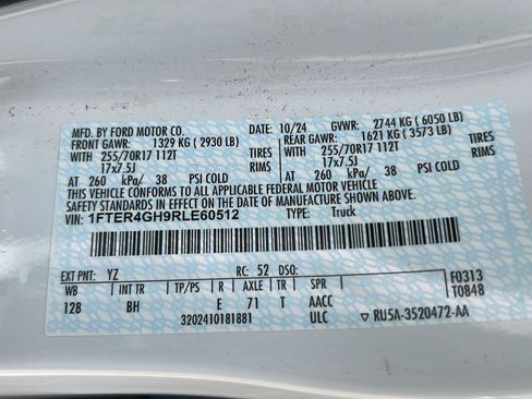 Certified 2024 Ford Ranger XLT w/ Equipment Group 301A High RWD image 31