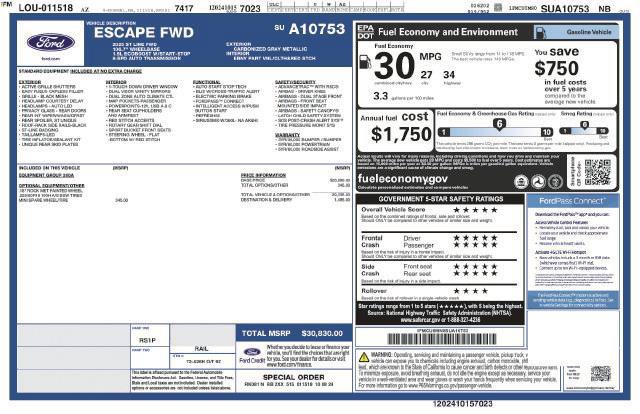 Certified 2025 Ford Escape ST-Line FWD image 7