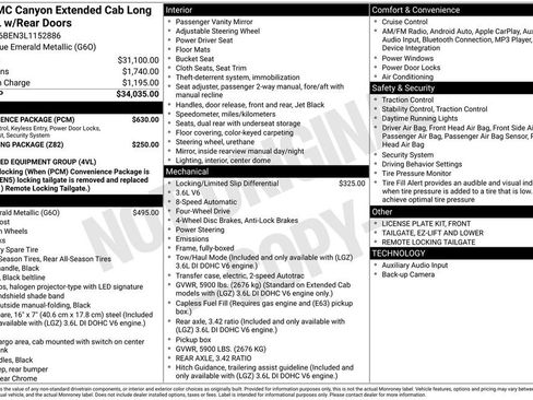 Used 2020 GMC Canyon 4x4 Extended Cab w/ Convenience Package image 4