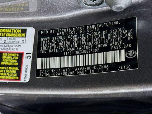 Used 2018 Toyota Camry LE image 31