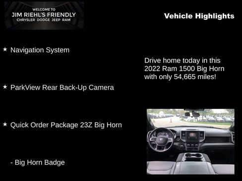 Certified 2022 RAM 1500 Big Horn AWD/4WD image 5