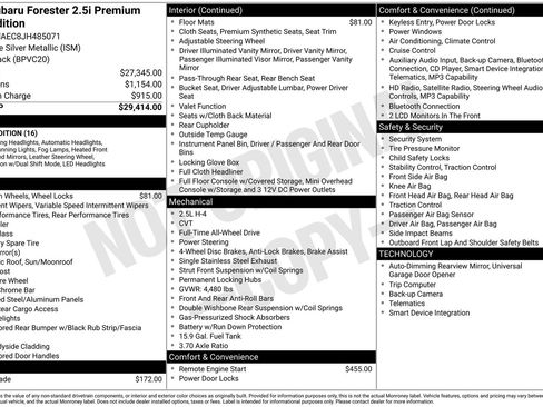 Used 2018 Subaru Forester 2.5i Premium image 21