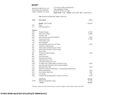 Used 2023 Mercedes-Benz C 300 Sedan image 3