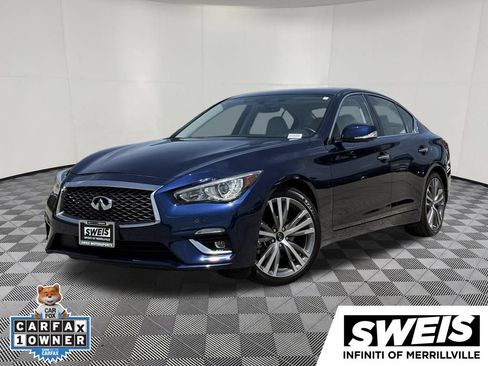 Used 2023 INFINITI Q50 Luxe w/ Cargo Package AWD/4WD image 1