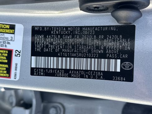 Certified 2024 Toyota Camry SE image 34