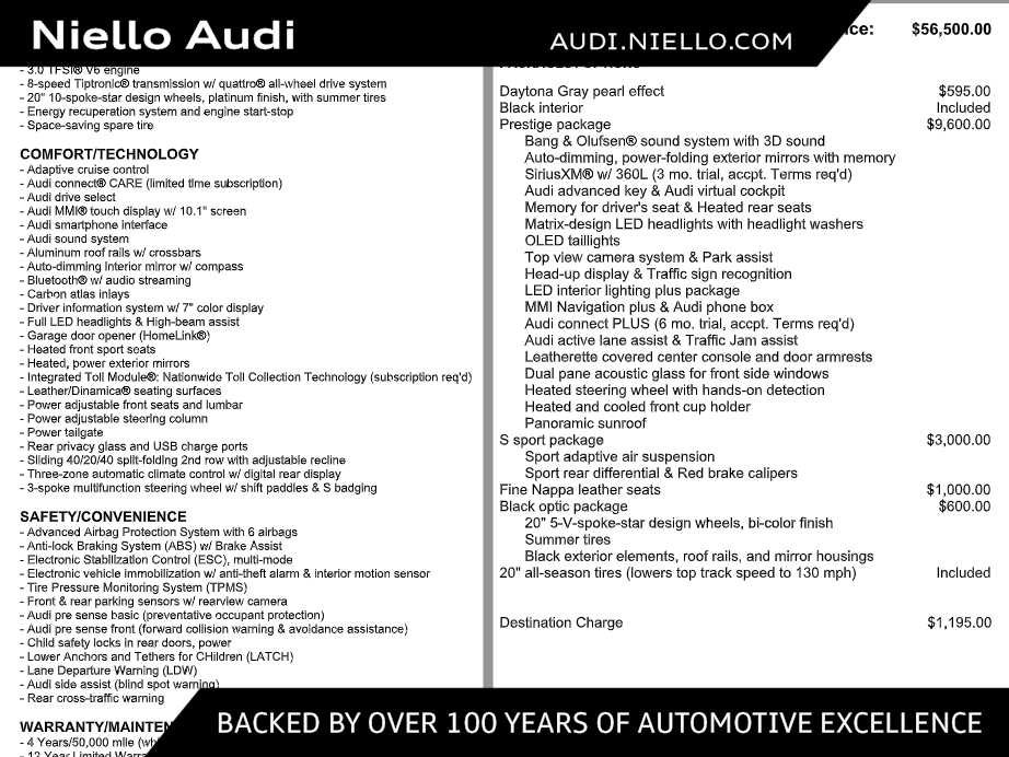 Used 2023 Audi SQ5 Prestige w/ Prestige Package AWD/4WD image 1
