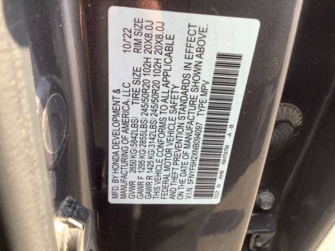 Certified 2022 Honda Pilot Special Edition image 21