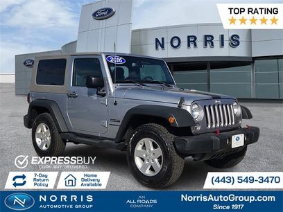 Used 2016 Jeep Wrangler Sport w/ Quick Order Package 24S