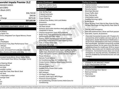 Used 2019 Chevrolet Impala Premier image 17