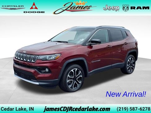 Used 2022 Jeep Compass Limited AWD/4WD image 1
