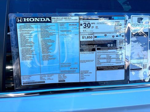 New 2026 Honda CR-V EX-L image 19