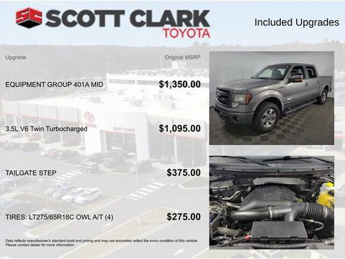 Used 2014 Ford F150 FX4 w/ Equipment Group 401A Mid AWD/4WD image 4