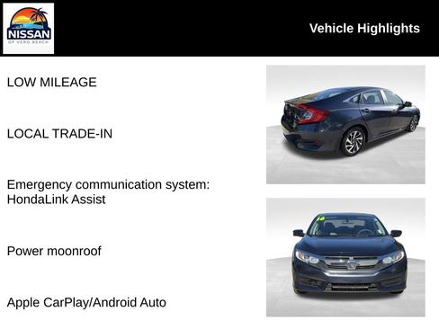 Used 2016 Honda Civic EX image 18