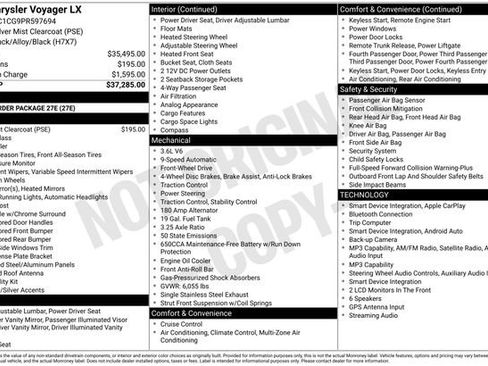 Used 2023 Chrysler Voyager LX FWD image 26