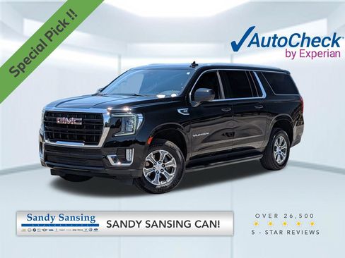 Used 2023 GMC Yukon XL SLE w/ Gmc Pro Safety Plus Package RWD image 1