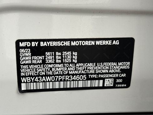 Certified 2023 BMW i4 eDrive35 w/ Premium Package RWD image 28