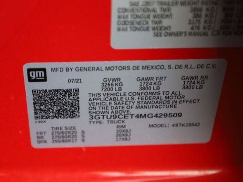 Used 2021 GMC Sierra 1500 Elevation w/ X31 Off-Road Package AWD/4WD image 35