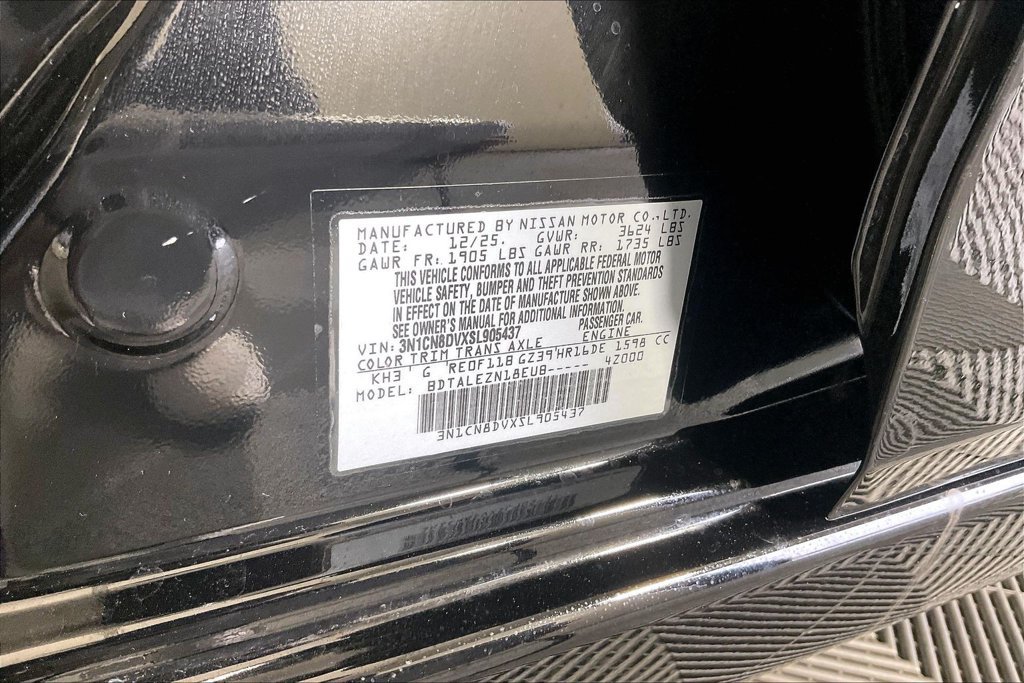 Used 2025 Nissan Versa S w/ Trunk Package FWD image 40