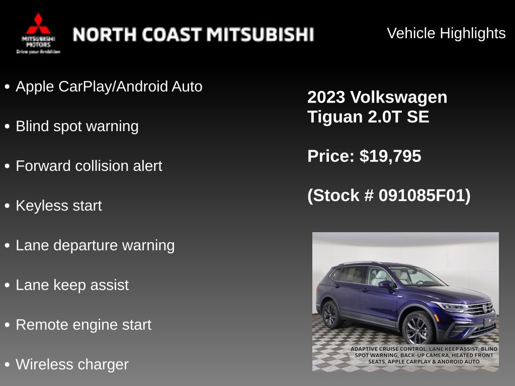 Used 2023 Volkswagen Tiguan SE AWD/4WD image 2