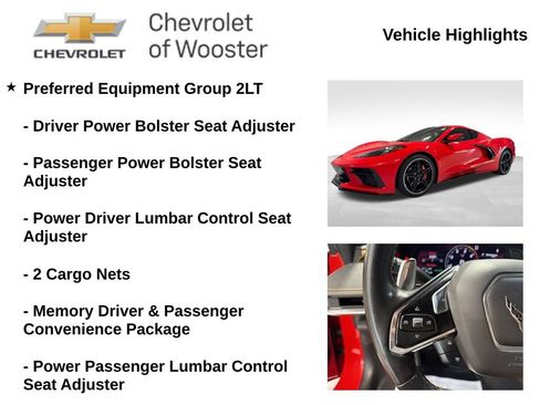 Used 2020 Chevrolet Corvette Stingray Preferred Cpe w/ 2LT Preferred Equipment Group RWD image 2