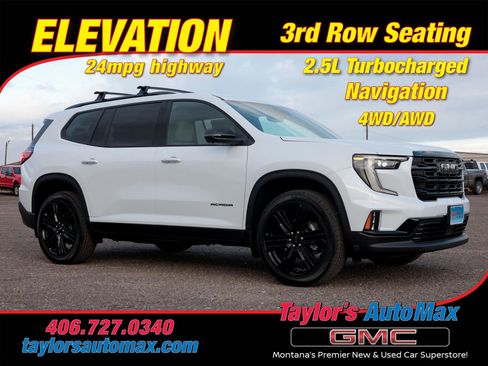 New 2026 GMC Acadia Elevation w/ Black Edition image 1