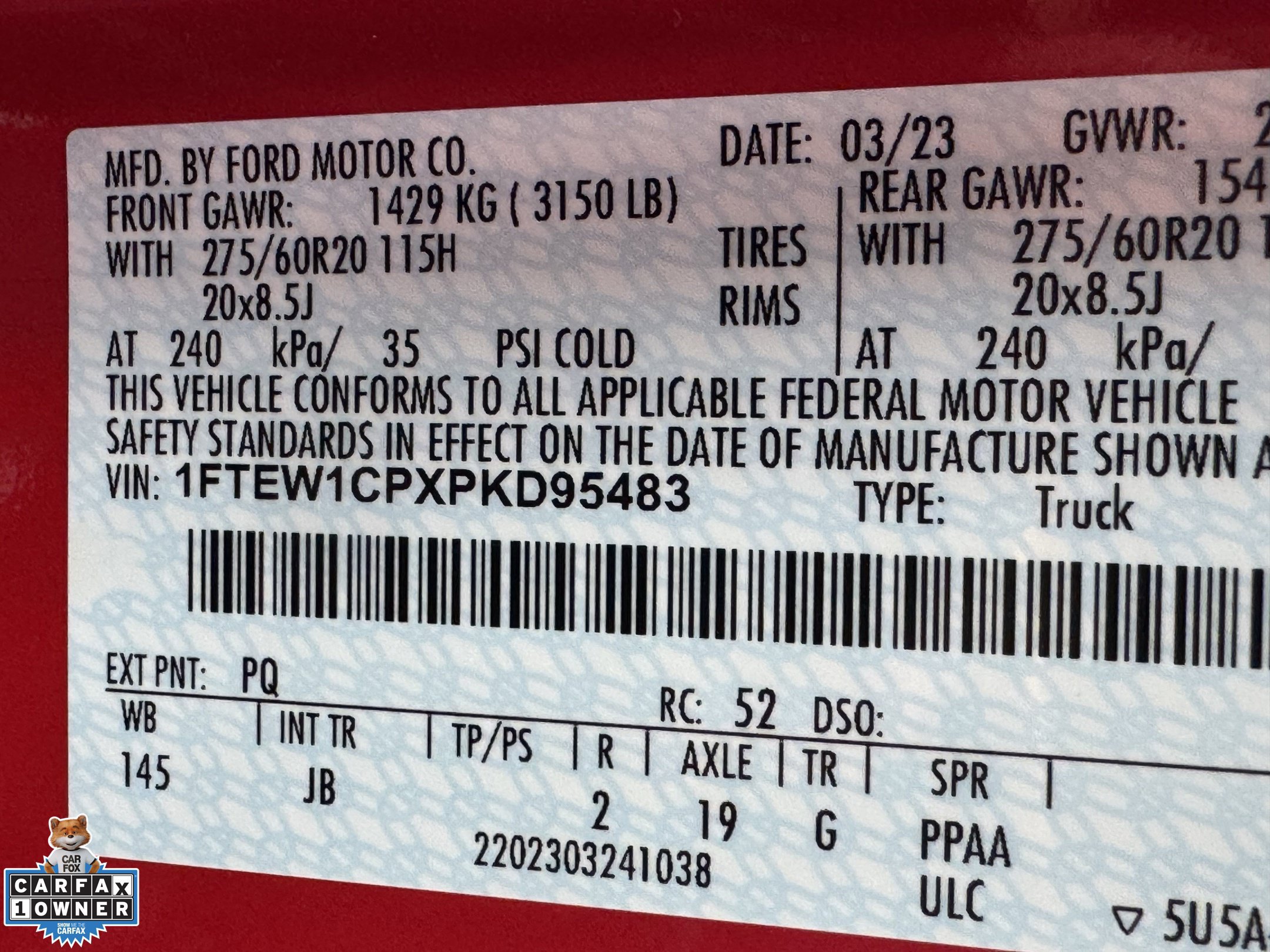 Used 2023 Ford F150 XL w/ STX Appearance Package RWD image 15