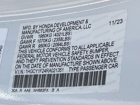 Used 2024 Honda Accord LX image 15