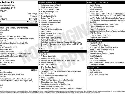 Used 2021 Kia Sedona LX image 12