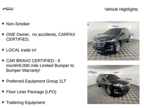 Used 2023 Chevrolet Traverse LT w/ LPO, Floor Liner Package image 4