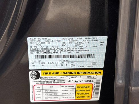 Used 2025 Ford Expedition Max Platinum w/ Stealth Performance Package image 27