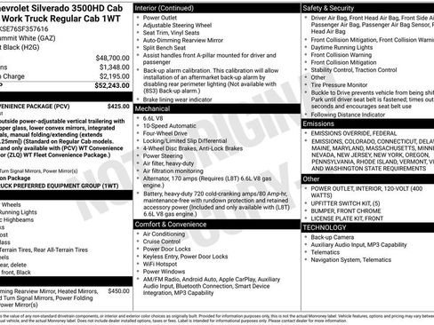 New 2025 Chevrolet Silverado 3500 W/T w/ WT Convenience Package image 28