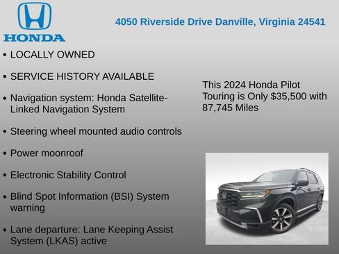 Used 2024 Honda Pilot Touring image 7