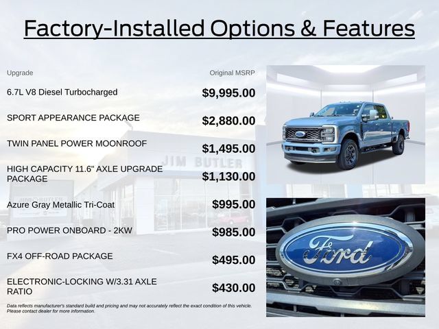 Used 2023 Ford F250 Lariat w/ Sport Appearance Package AWD/4WD image 2