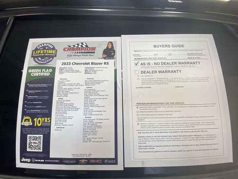 Certified 2023 Chevrolet Blazer RS w/ LPO, Floor Liner Package AWD/4WD image 43