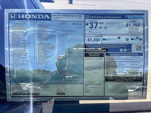 New 2026 Honda CR-V Sport Touring image 13