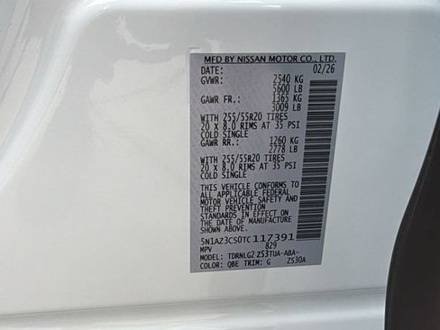 New 2026 Nissan Murano SL AWD/4WD image 34