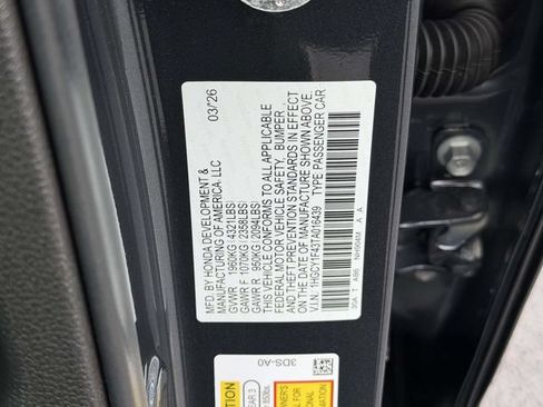 Certified 2026 Honda Accord SE image 21