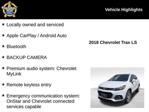 Used 2018 Chevrolet Trax LS image 2