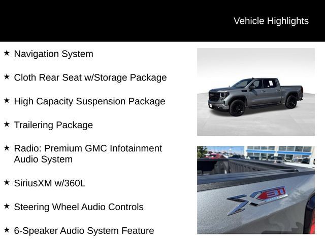 Certified 2024 GMC Sierra 1500 Elevation w/ LPO, Elevation Black Package AWD/4WD image 7