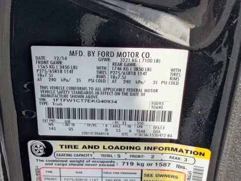 Used 2014 Ford F150 XLT w/ Equipment Group 302A Luxury image 29