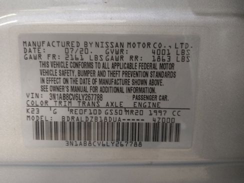 Used 2020 Nissan Sentra SV FWD image 33