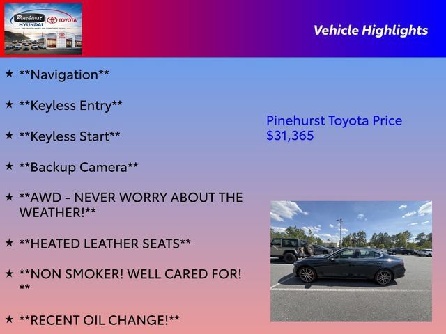Used 2025 Genesis G70 2.5T AWD/4WD image 12