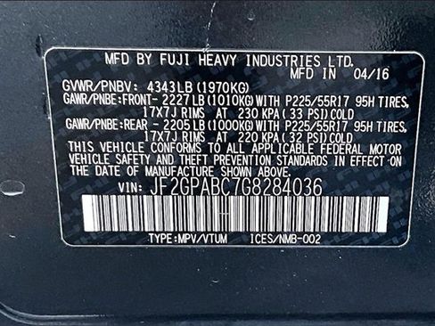 Used 2016 Subaru Crosstrek 2.0i Premium w/ Moonroof Package image 19