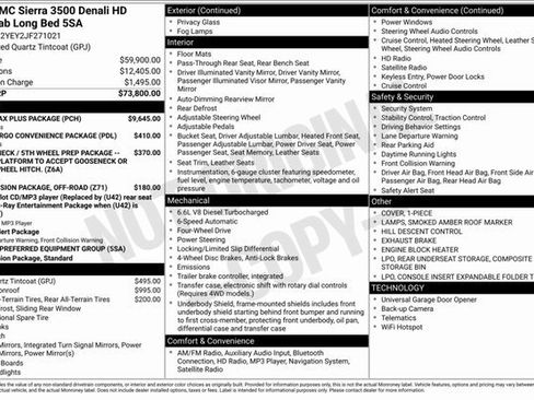 Used 2018 GMC Sierra 3500 Denali w/ Duramax Plus Package image 3