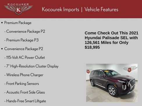 Used 2021 Hyundai Palisade SEL w/ Premium Package AWD/4WD image 4